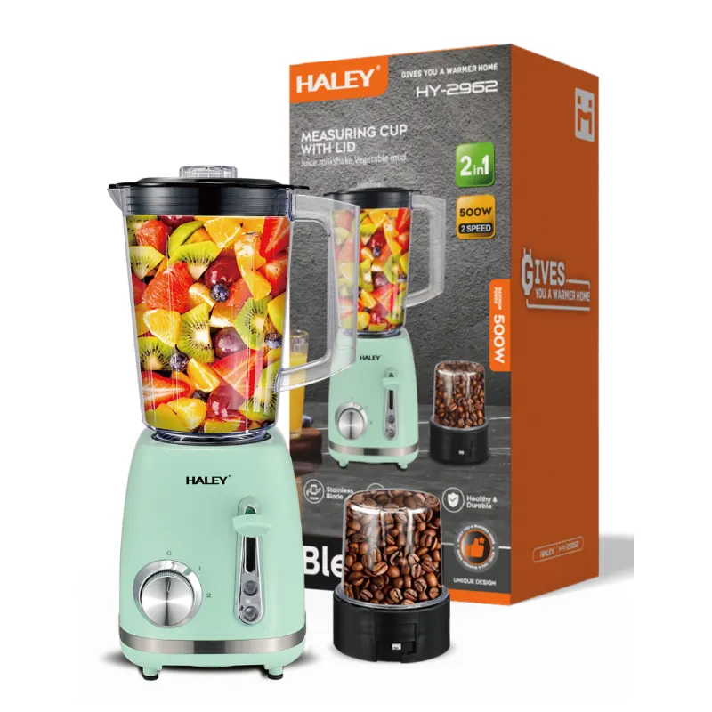 HALEY 500W Juicer Blender with 1.5L Capacity & Ice Crushing Function