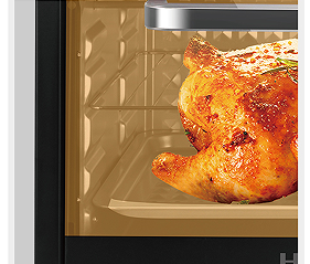 HALEY 48L Electric Oven with Dual Burners