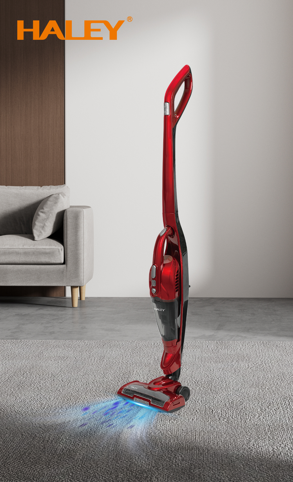 HALEY 22.2V Cordless Stick Vacuum Cleaner
