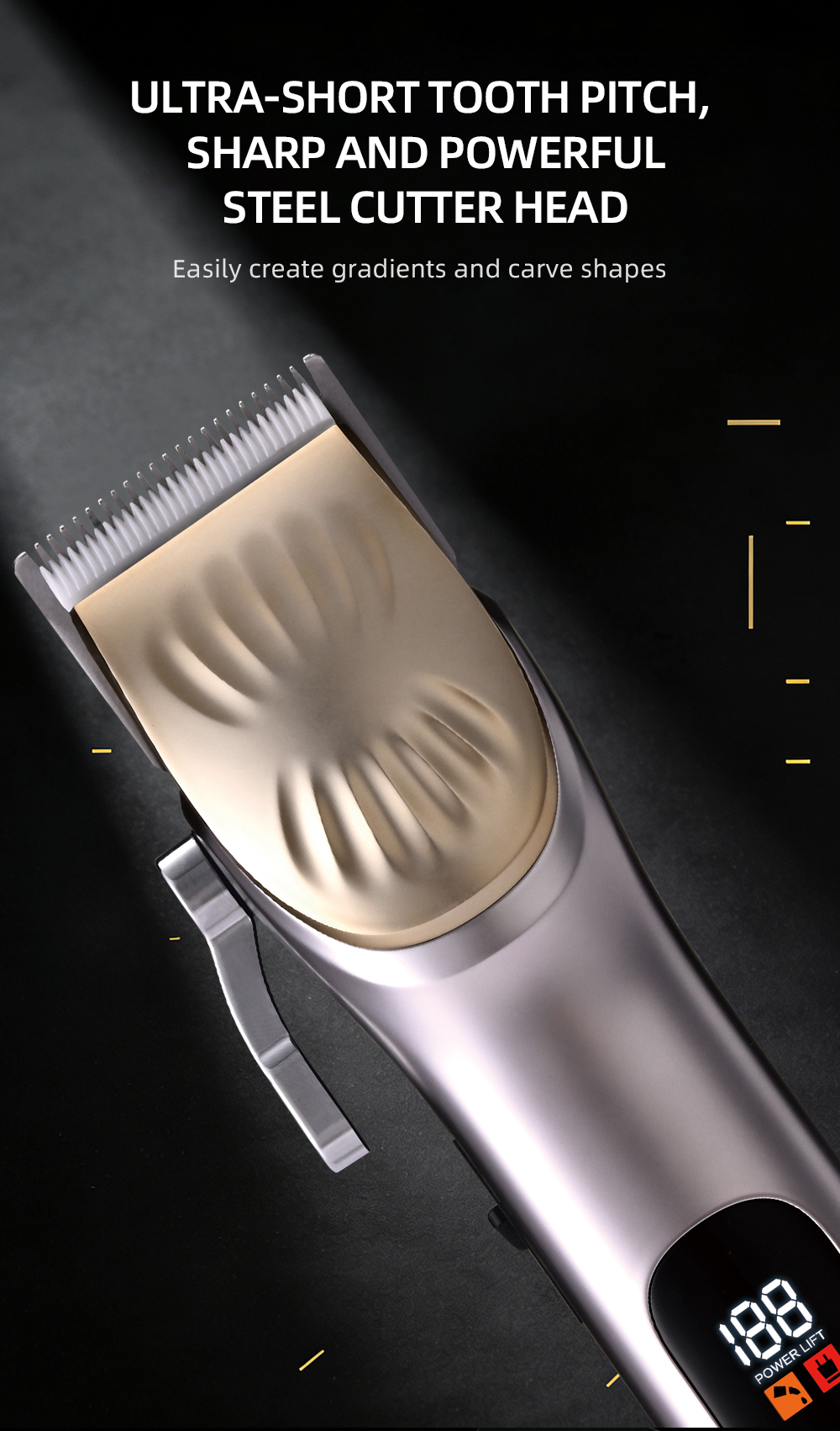 HALEY Cordless Professional Hair Clipper