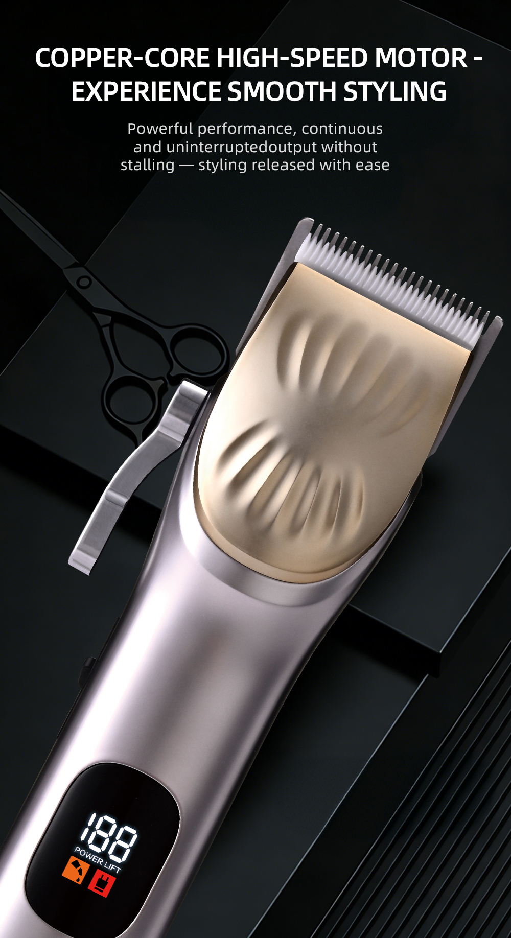 HALEY Cordless Professional Hair Clipper