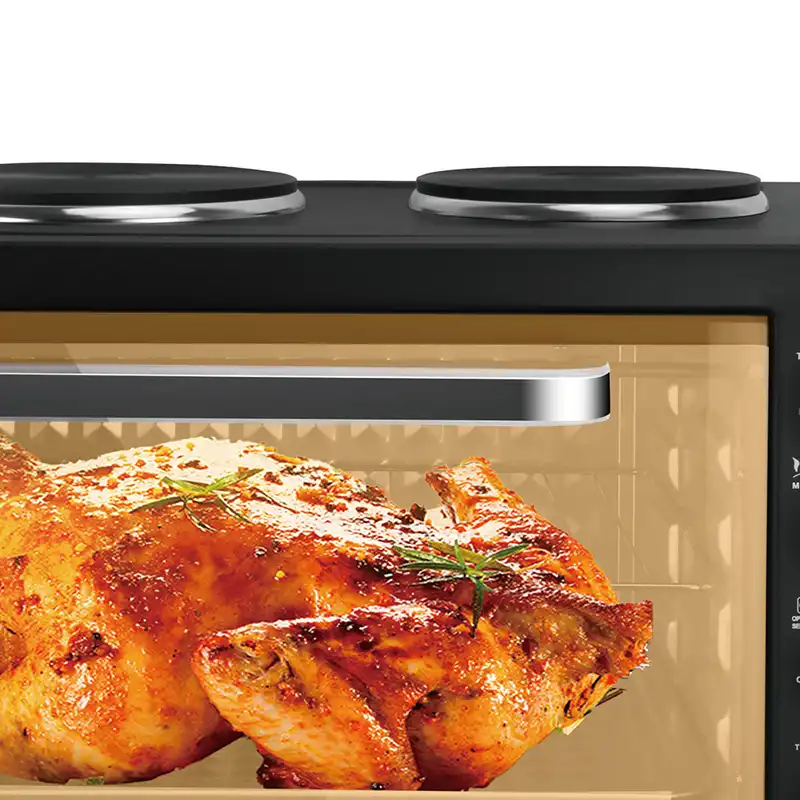 HALEY 48L Electric Oven with Dual Burners