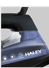 HALEY Crystal Ceramic Steam Iron with Vertical Steam
