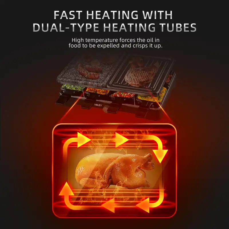 HALEY-1500W-Cheese-Grill-Machine