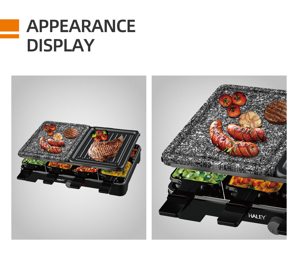 HALEY 1500W Cheese Grill Machine