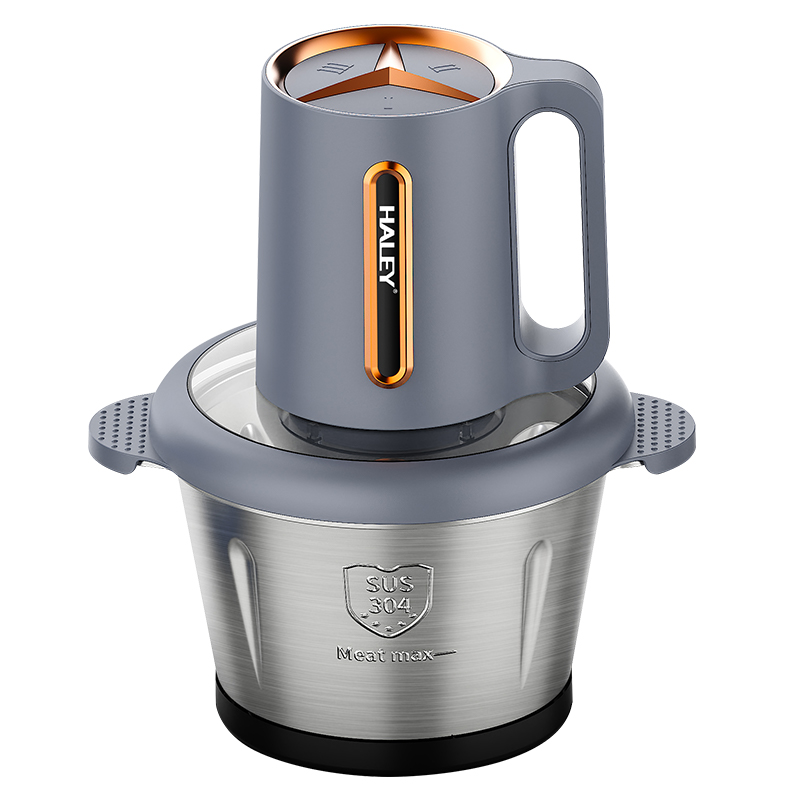 HALEY 2.0L Electric Food Chopper 1000W with Stainless Steel 4-Blade System