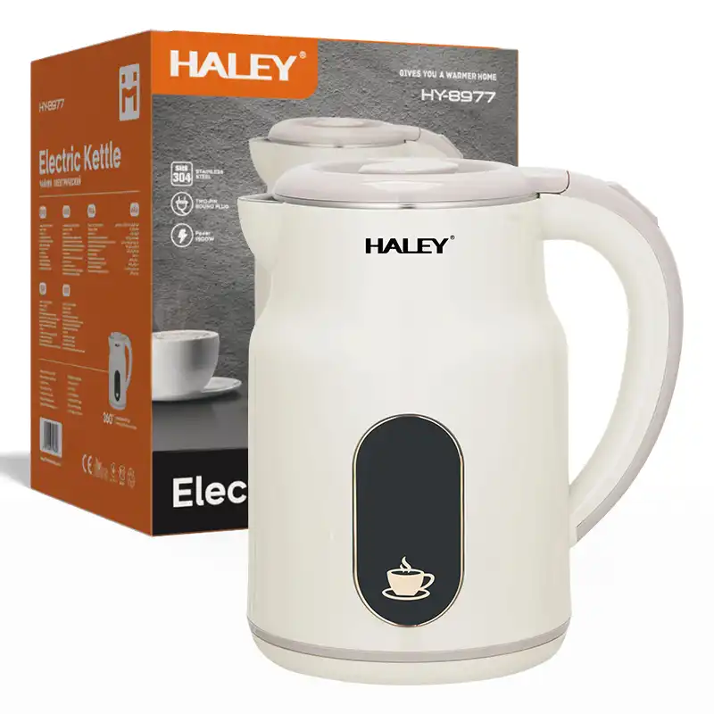 HALEY 2.5L Double-Wall Stainless Steel Electric Kettle1 HALEY 2.5L Double-Wall Stainless Steel Electric Kettle