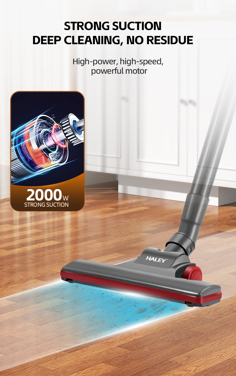HALEY 3-in-1 Handheld Vacuum Cleaner