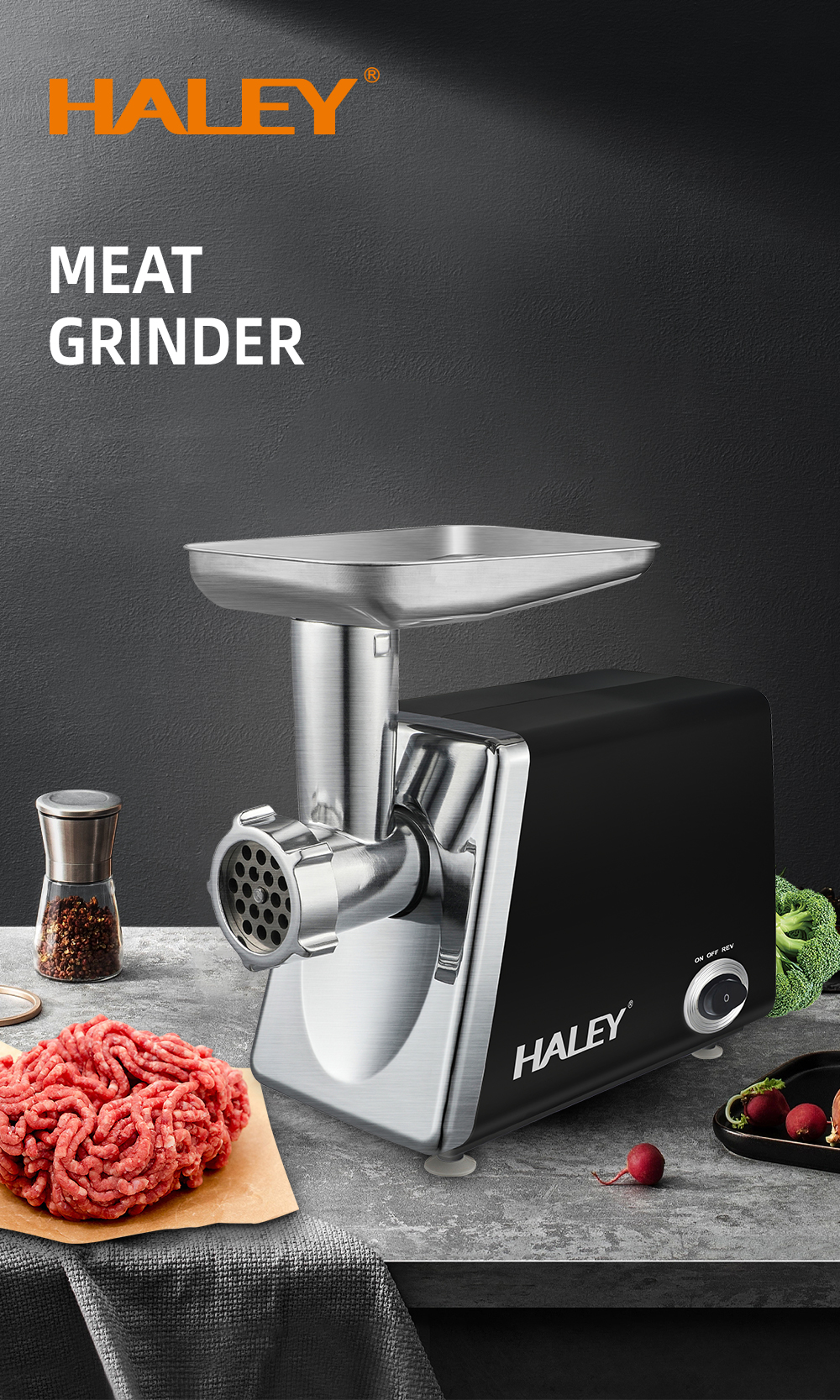 HALEY 3000W Electric Meat Grinder
