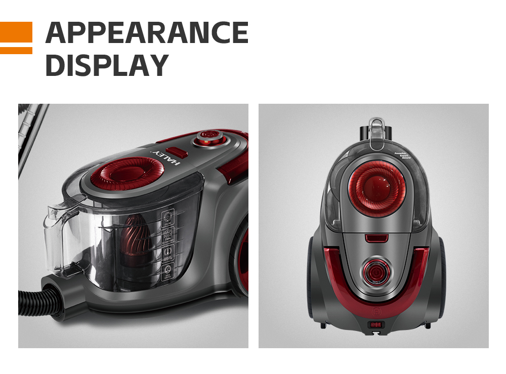 HALEY 3000W Multi-Cyclone Vacuum Cleaner
