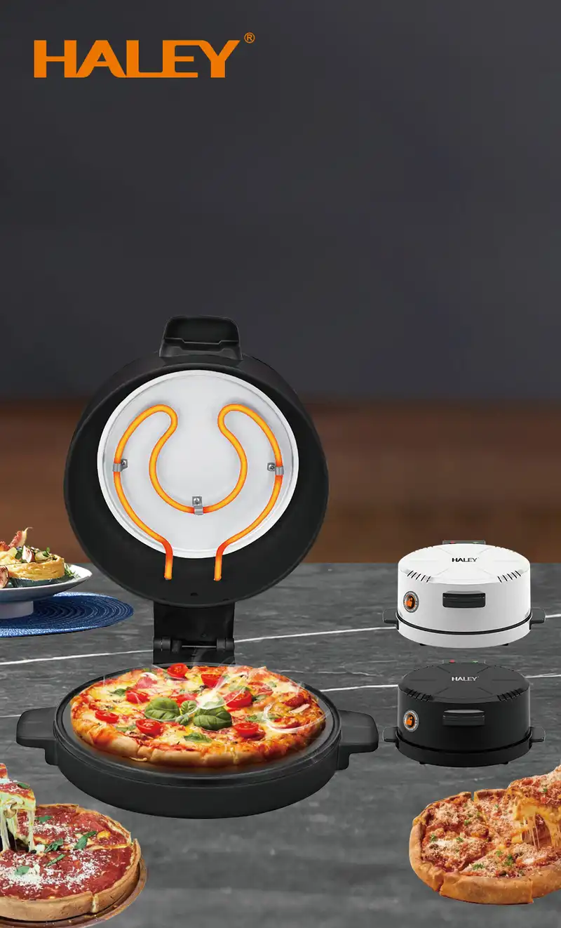 HALEY 30CM Arabic Bread Maker with Non-Stick Coating
