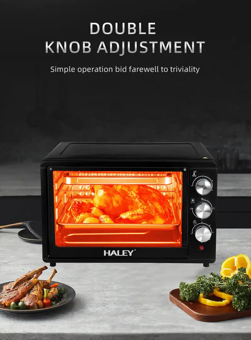 HALEY 48L Electric Oven with Adjustable Temperature Control