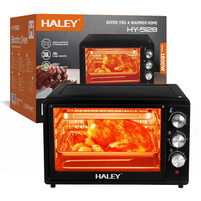 HALEY 48L Electric Oven with Adjustable Temperature Control (2) HALEY 48L Electric Oven with Adjustable Temperature Control