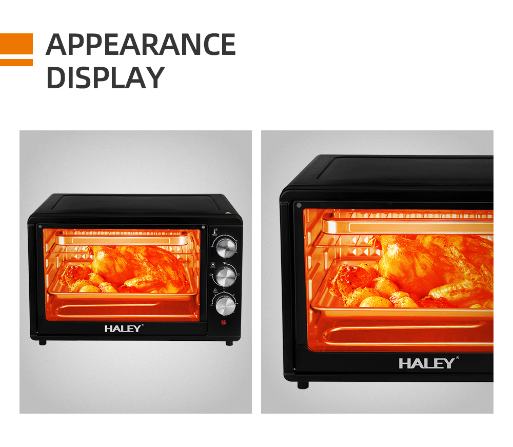 HALEY 48L Electric Oven with Adjustable Temperature Control