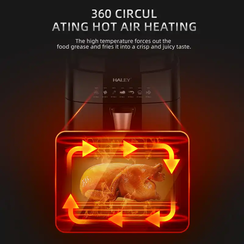 HALEY 6L Air Fryer with 2000W Power