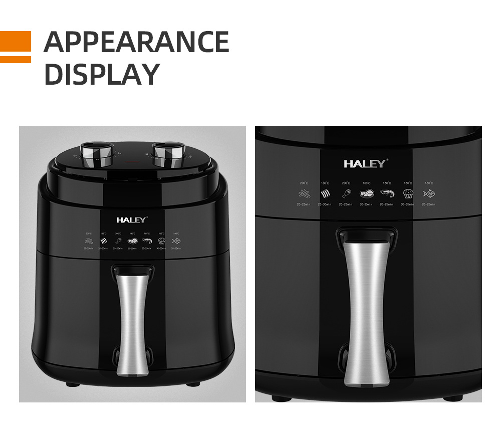 HALEY 6L Air Fryer with 2000W Power