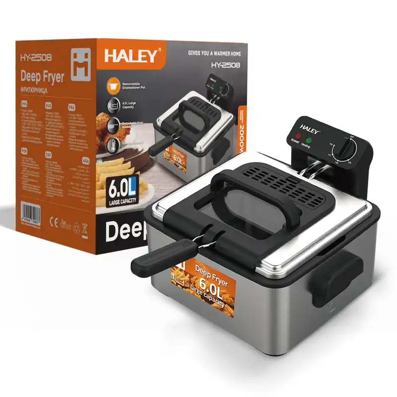 HALEY 6L Professional Deep Fryer (2) HALEY 6L Professional Deep Fryer
