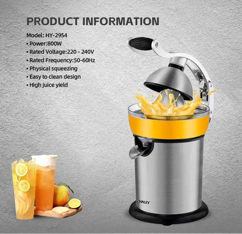 HALEY 800W Citrus Juicer