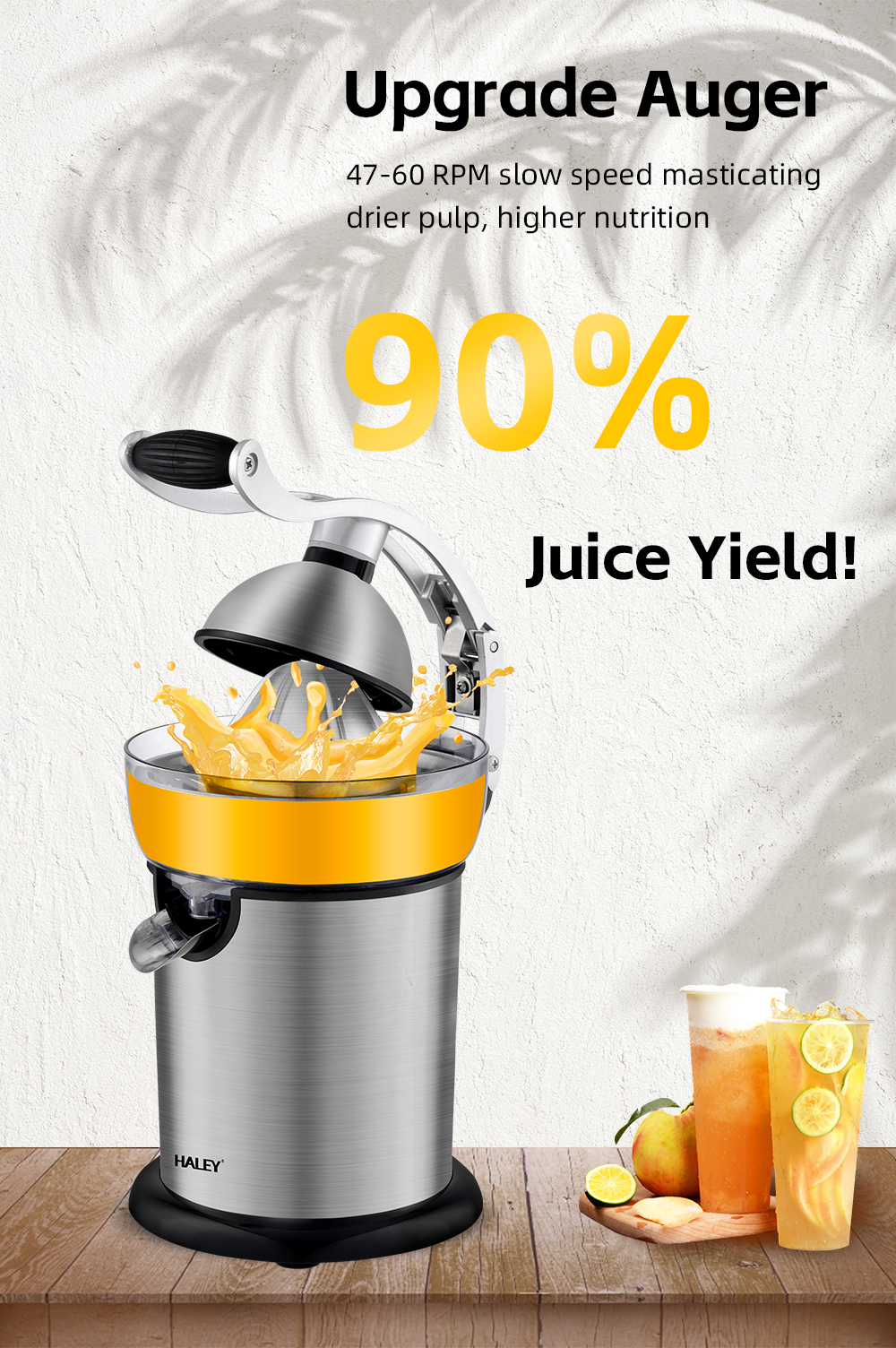 HALEY 800W Citrus Juicer