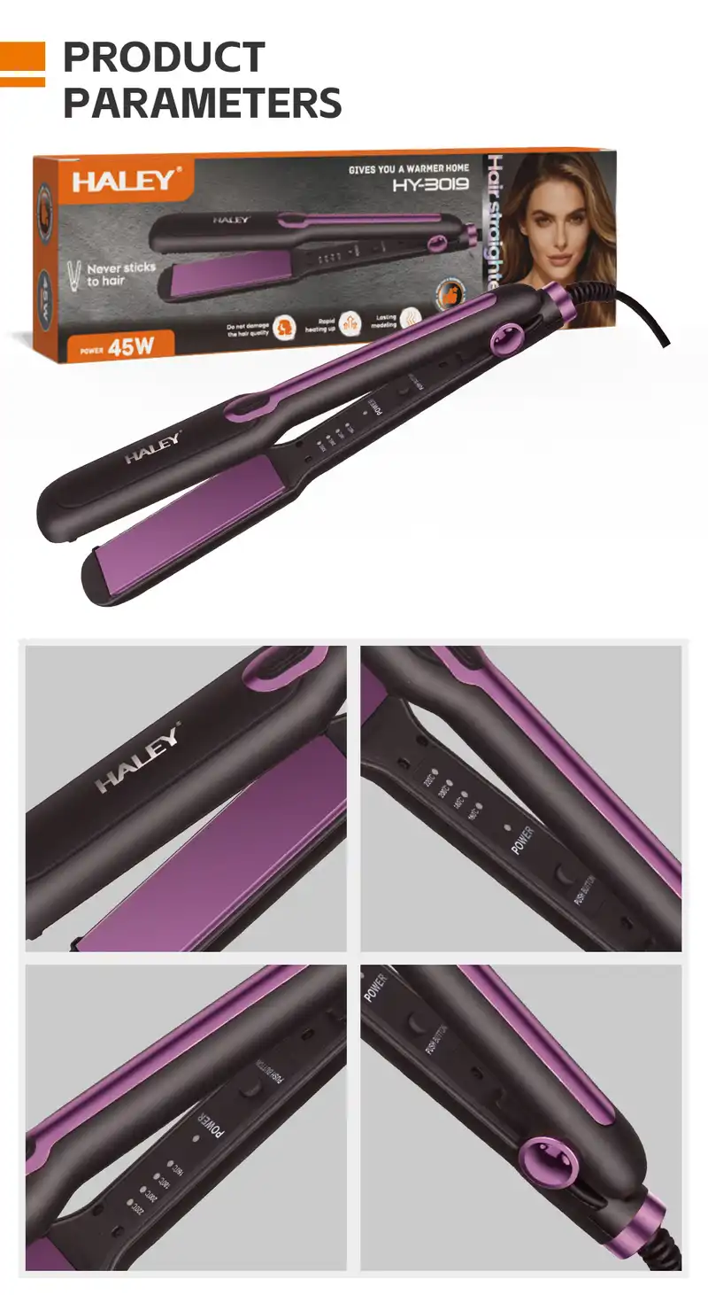 HALEY Hair Straightener with 4 Temperature Settings