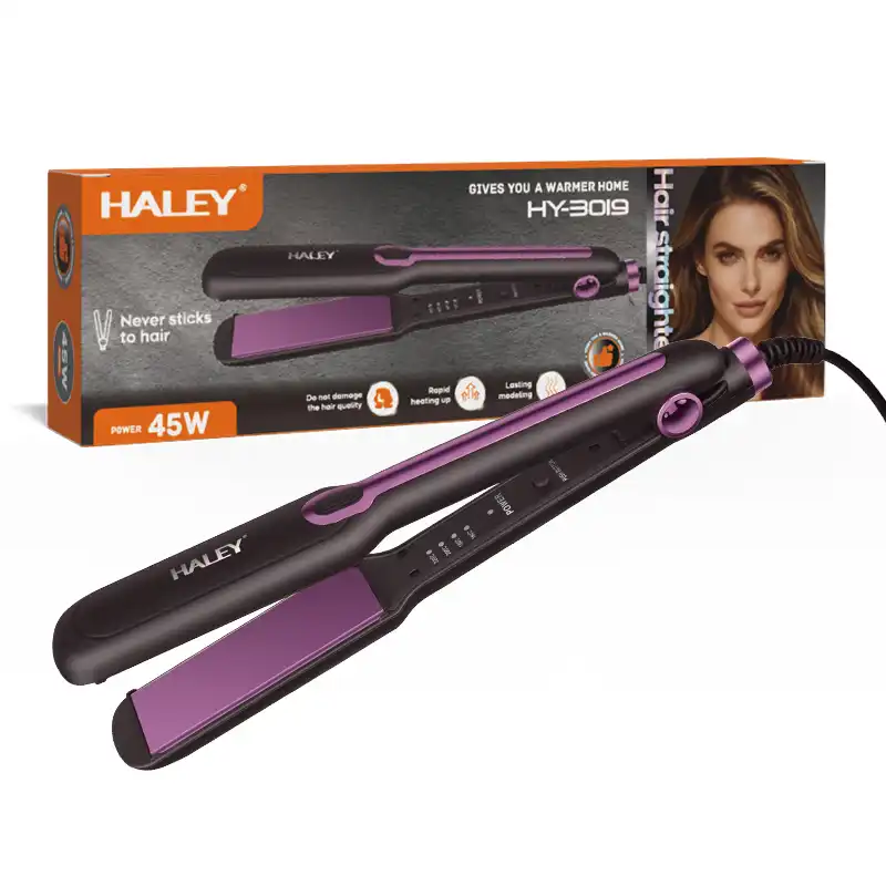 HALEY Hair Straightener with 4 Temperature Settings (1) HALEY Hair Straightener with 4 Temperature Settings