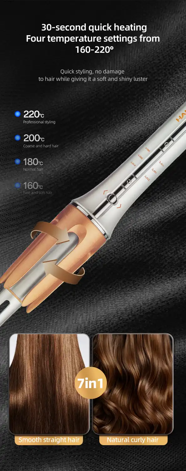 HALEY One-Touch Automatic Curling Iron