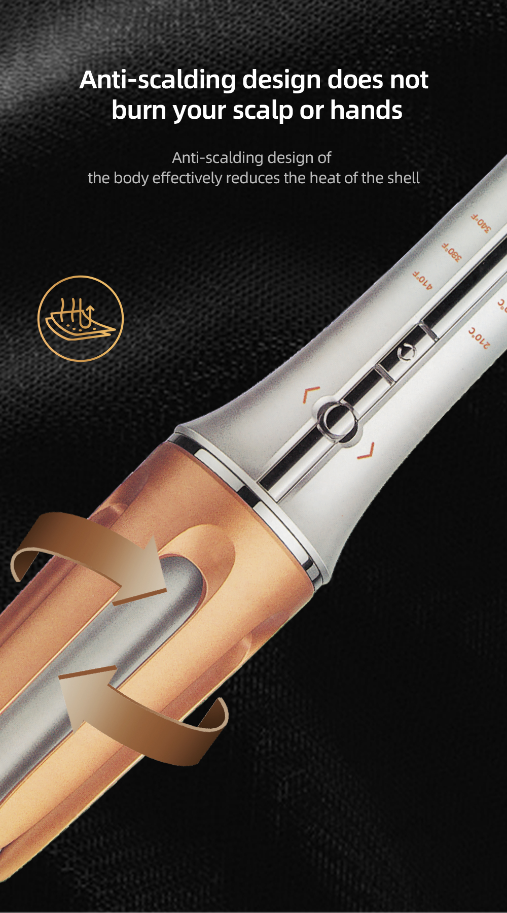 HALEY One-Touch Automatic Curling Iron