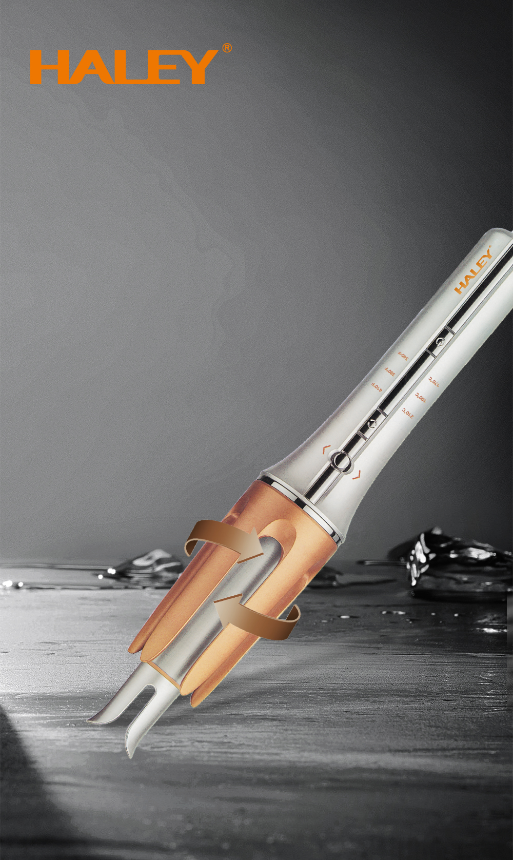 HALEY One-Touch Automatic Curling Iron