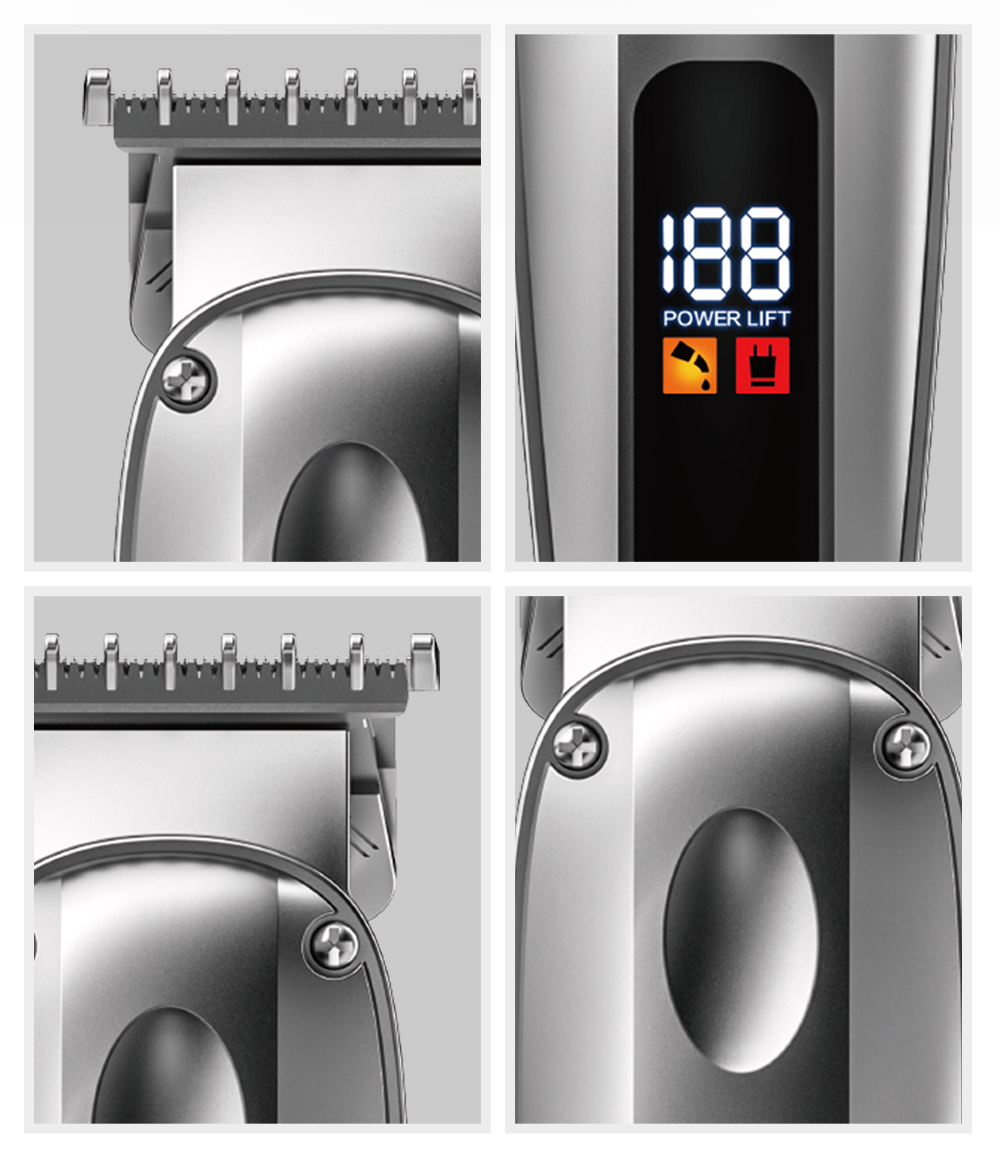 HALEY Professional Hair Clipper with 1300mAh Lithium Battery