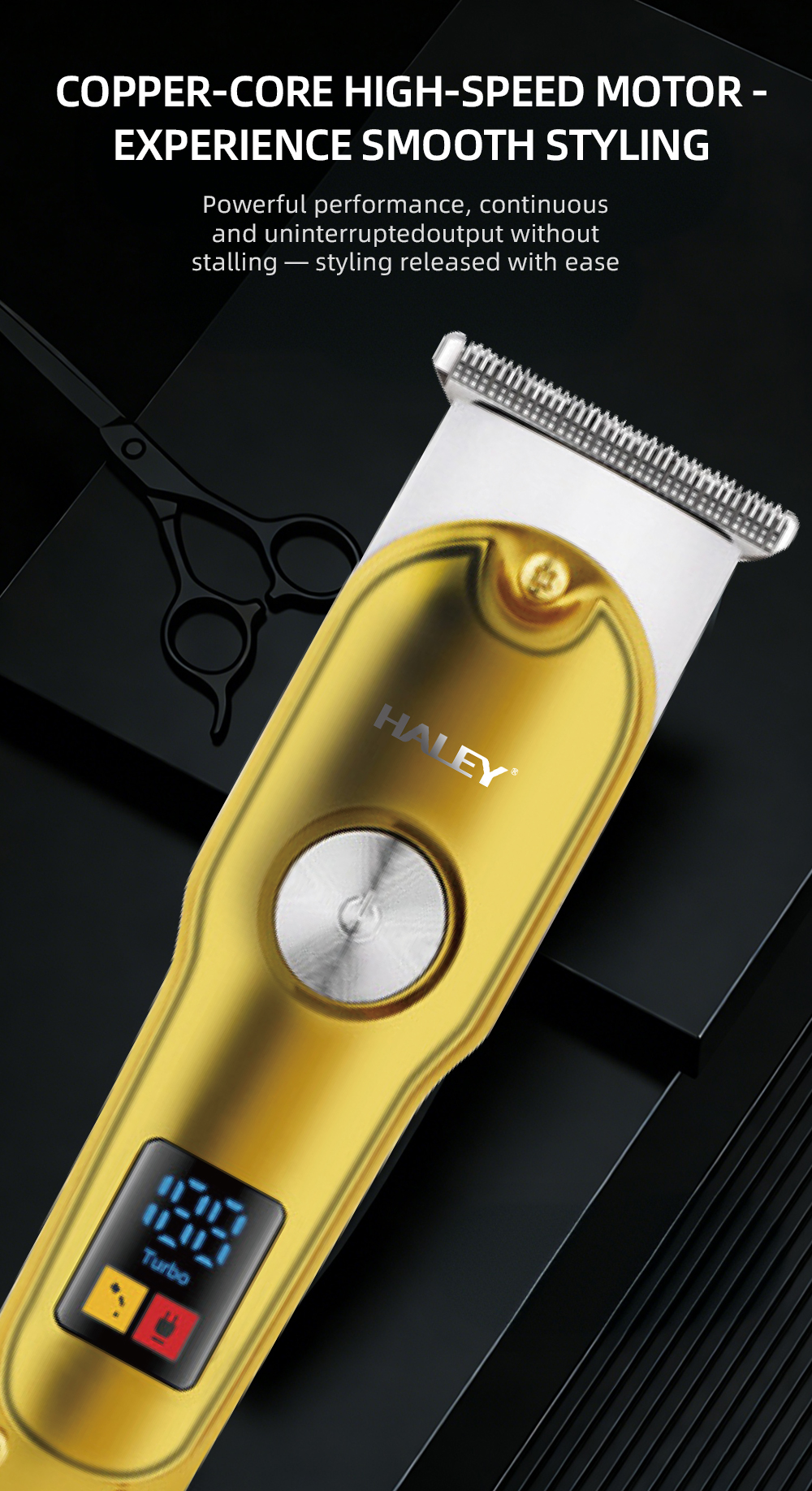 HALEY Professional Hair Clipper