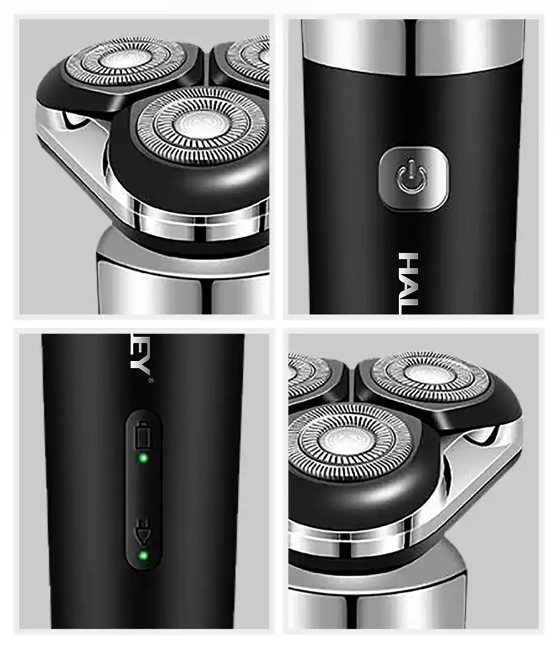 HALEY USB Rechargeable 3-Blade Electric Shaver