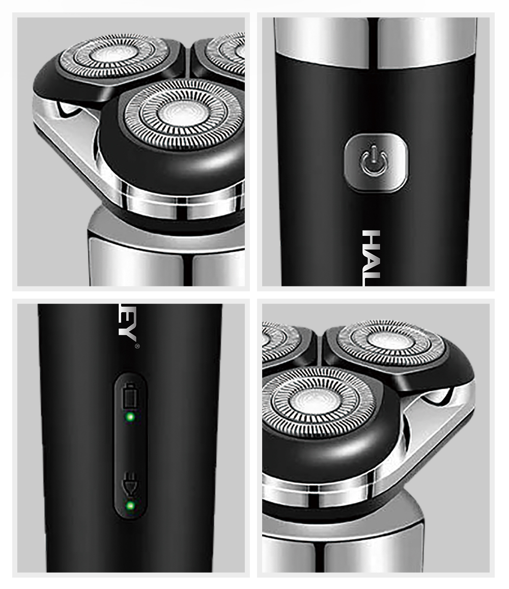 HALEY USB Rechargeable 3-Blade Electric Shaver