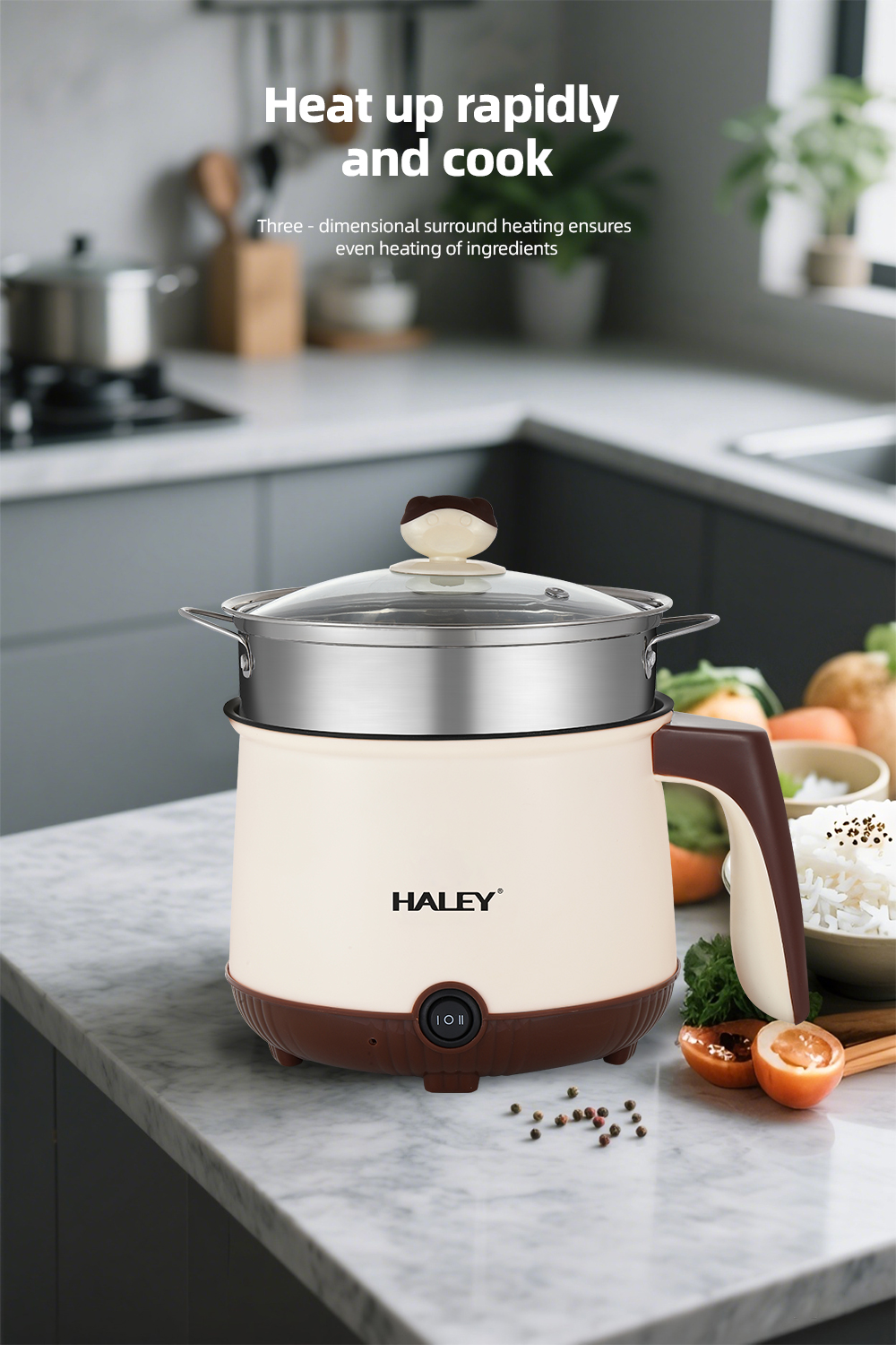 Haley 2.2L Multifunctional Electric Cooker