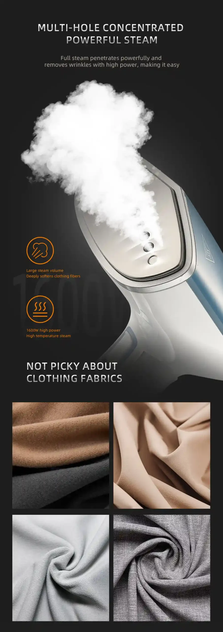 Haley Handheld Garment Steamer