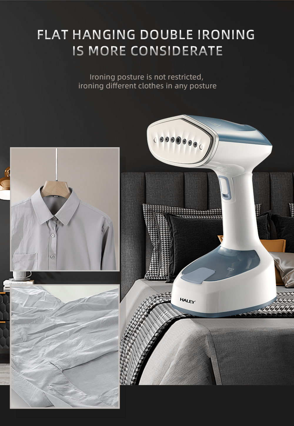 Haley Handheld Garment Steamer