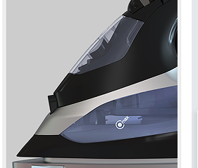 HALEY Crystal Ceramic Steam Iron with Vertical Steam