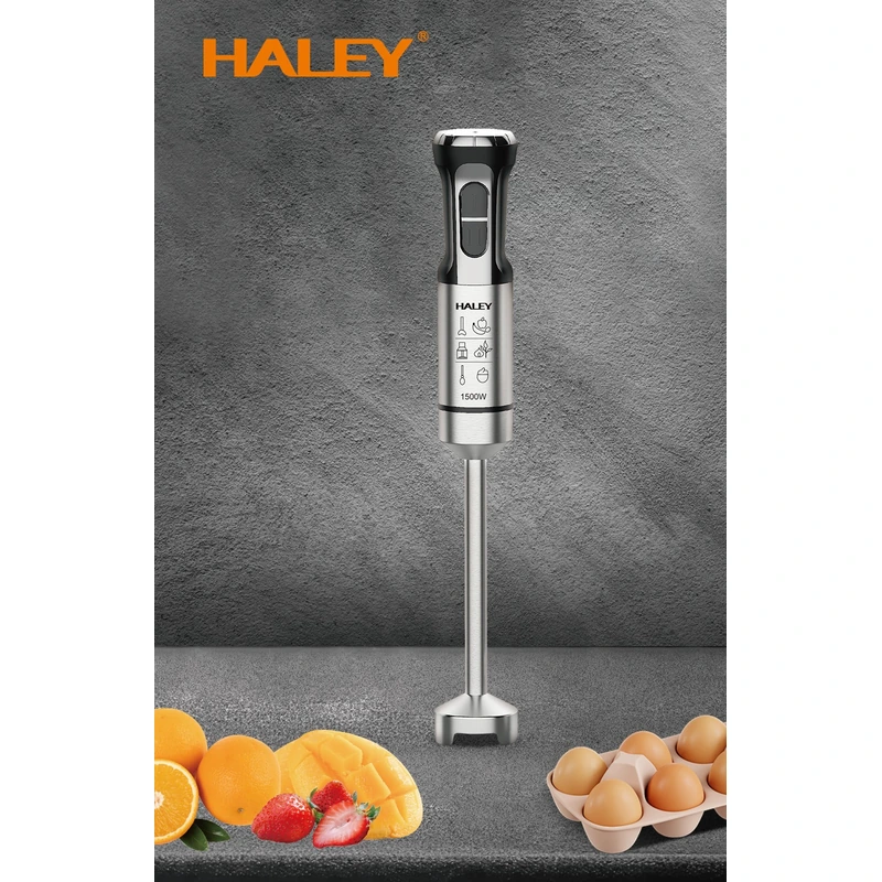 1500W High-Power Detachable Stainless Steel Hand Blender