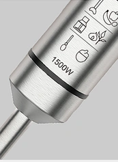 1500W High-Power Detachable Stainless Steel Hand Blender