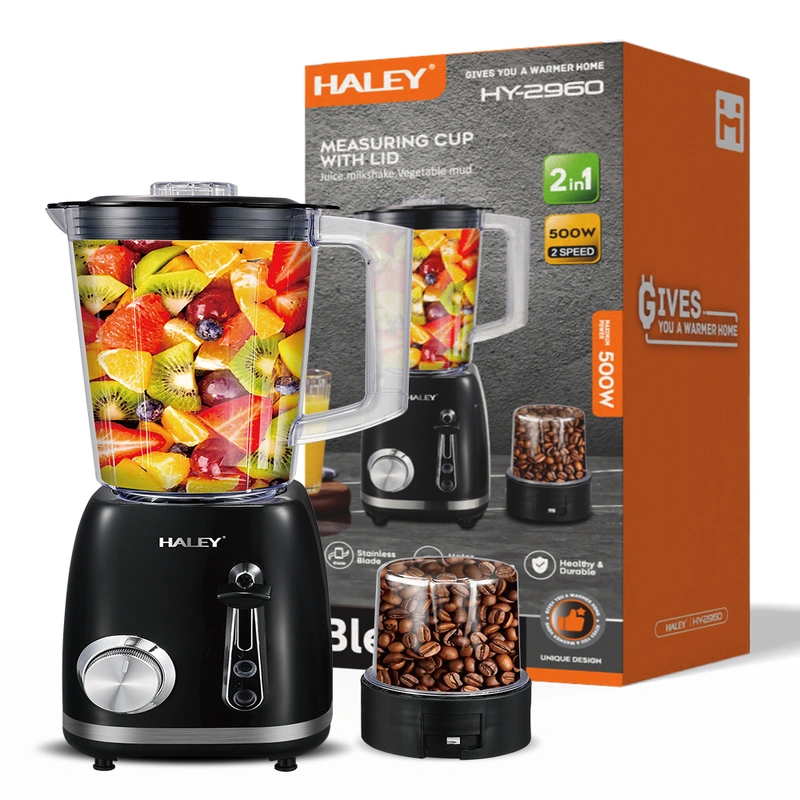 HALEY 500W 1.5L Blender with 2 Speeds, Pulse & Ice Crushing Function11 HALEY 500W 1.5L Blender with 2 Speeds, Pulse & Ice Crushing Function
