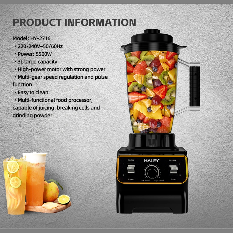 HALEY 5500W 3L Juicer Blender