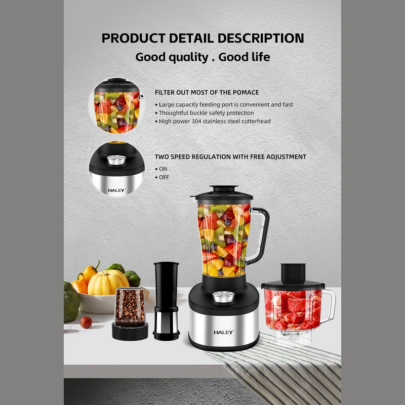 HALEY 1000W 3-in-1 Blender