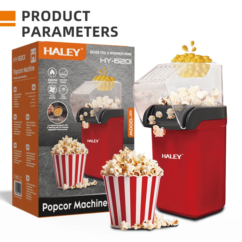 HALEY 1200W Hot Air Popcorn Maker
