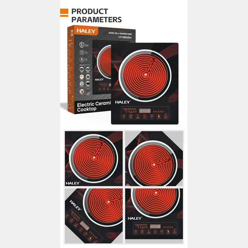 HALEY 3500W Electric Ceramic Cooktop