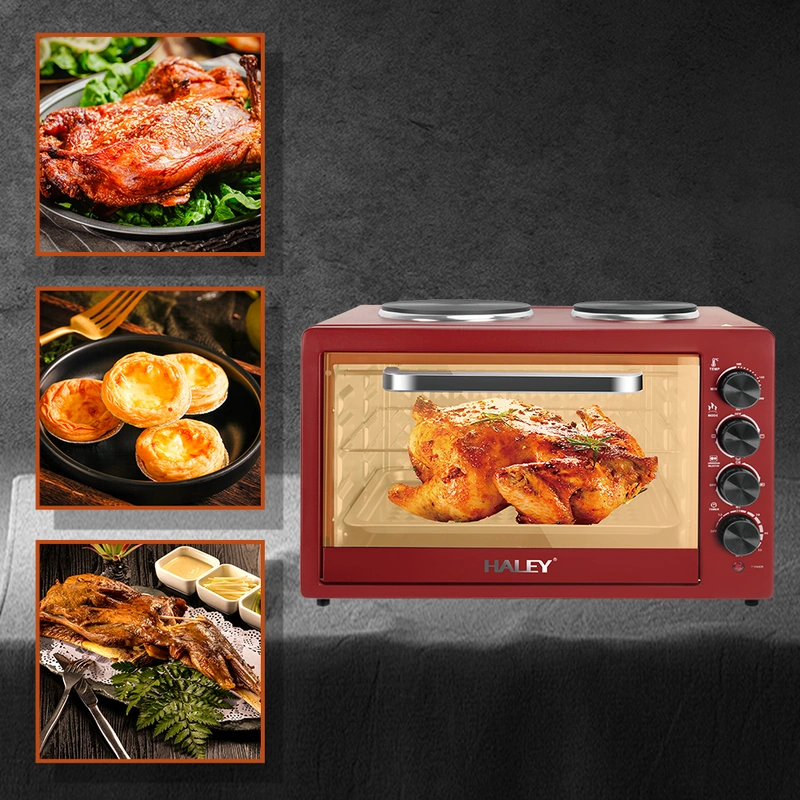 HALEY 48L Electric Oven with Dual Hot Plates