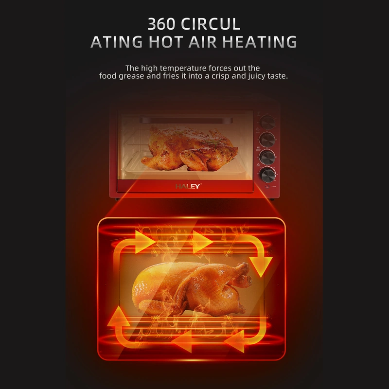 HALEY 48L Electric Oven with Dual Hot Plates