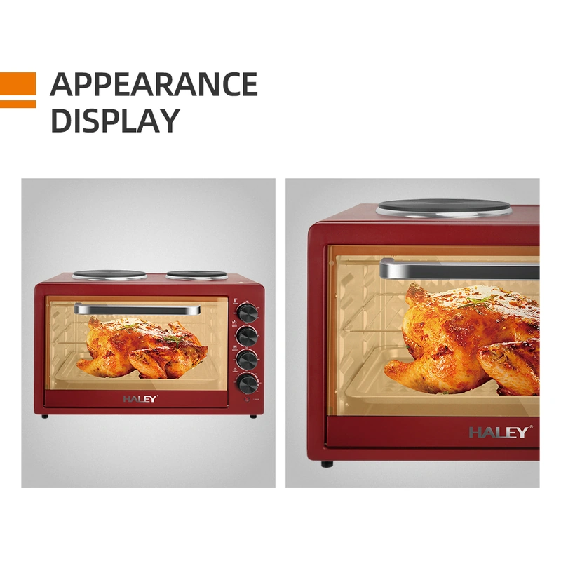 HALEY 48L Electric Oven with Dual Hot Plates